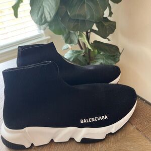 BALENCIAGA Speed Sneaker, worn once, perfect condition, size 9, no box